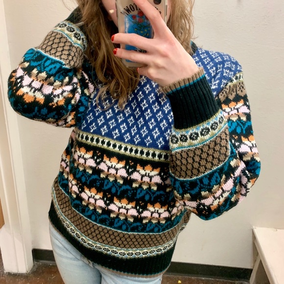 Vintage Sweaters - Bramble Lane vintage ’90s Fair Isle sweater • M